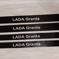 купить Наклейки на пороги lada granta (вариант №2)